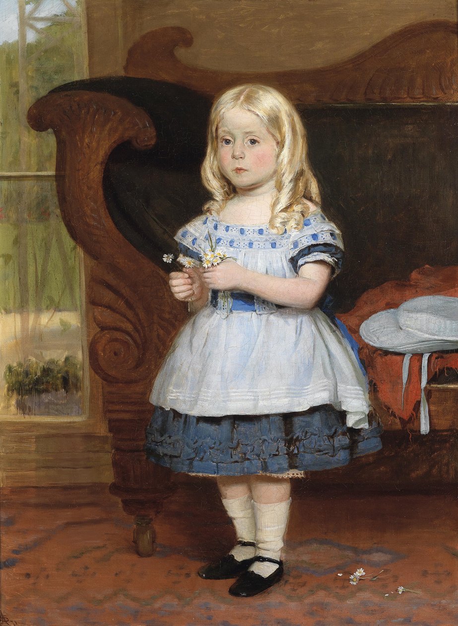 A menina de flor de Unbekannt Unbekannt