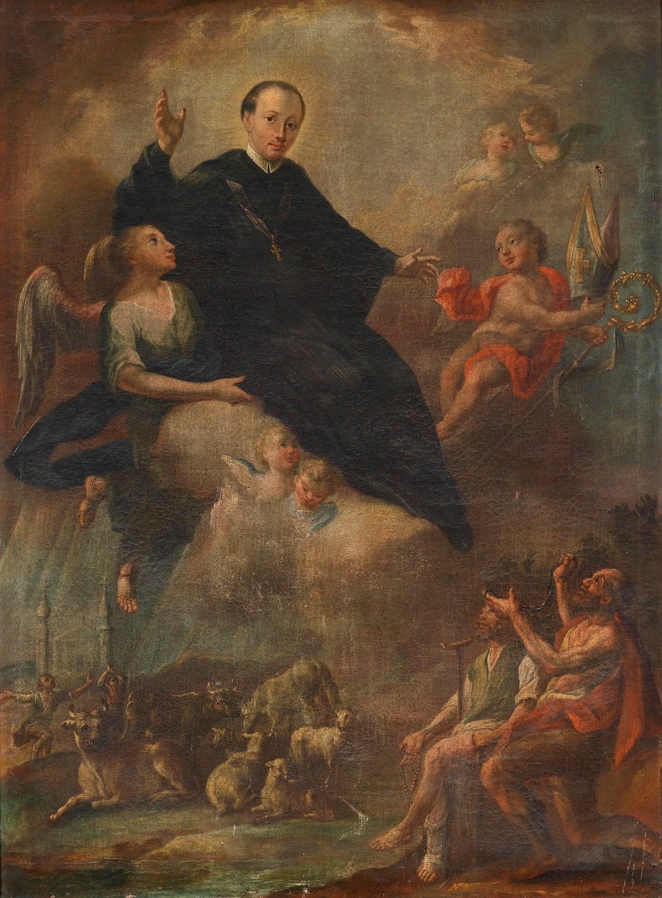 São Leonhard como santo padroeiro dos prisioneiros de Unbekannt Unbekannt
