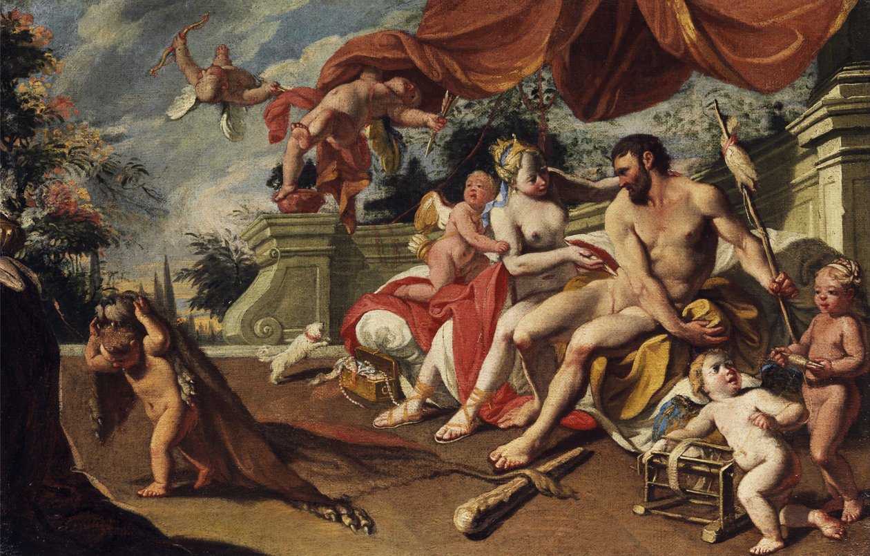 Hércules em Omphale. de Unbekannt Unbekannt