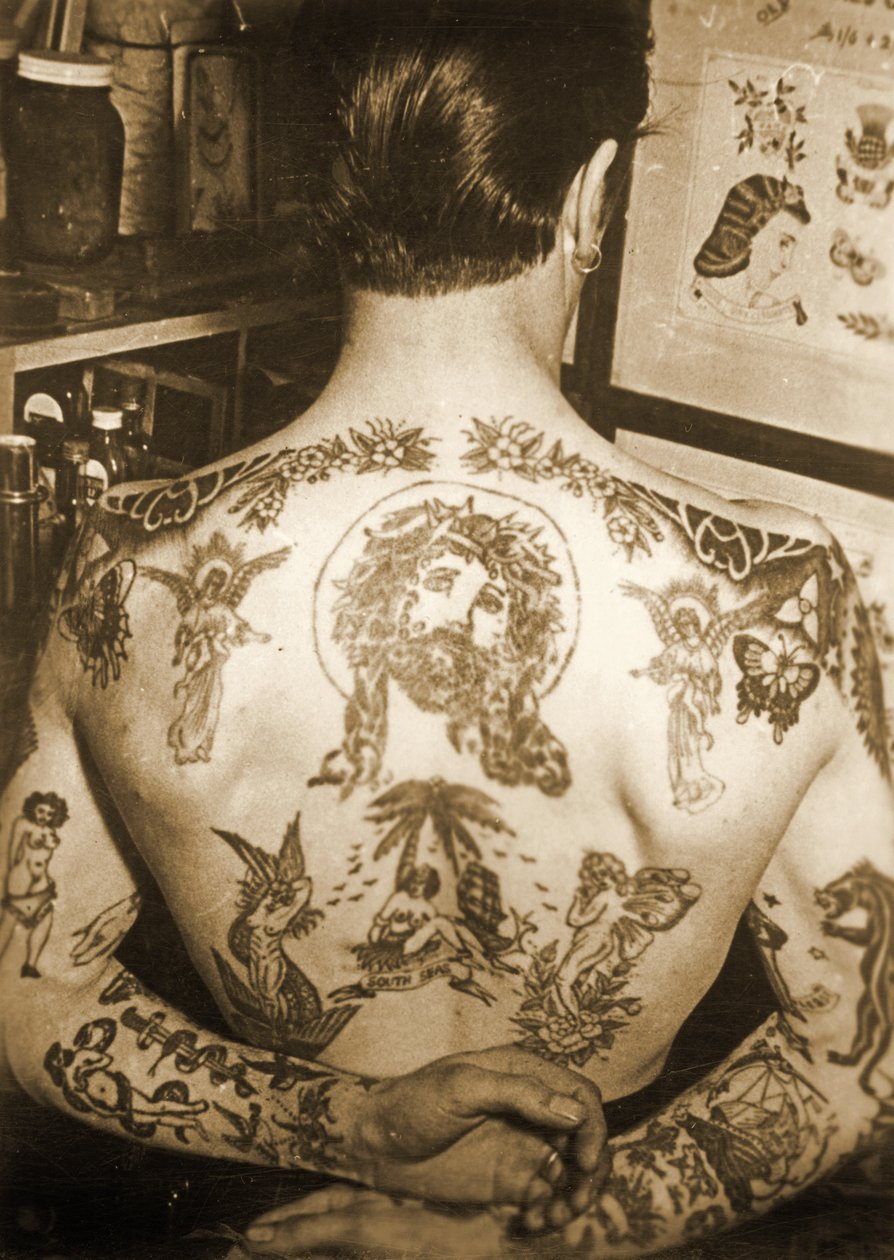 Homem tatuado de Unbekannt Unbekannt