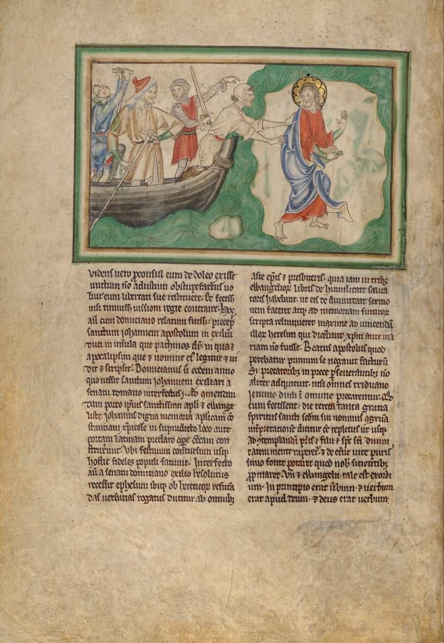 A chegada de São João em Patmos de Unbekannt Unbekannt