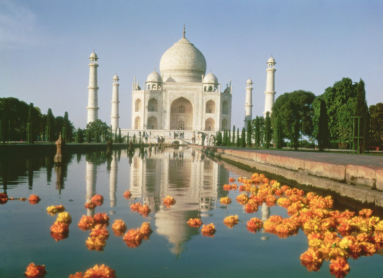 Vista do Taj Mahal de Unbekannt Unbekannt