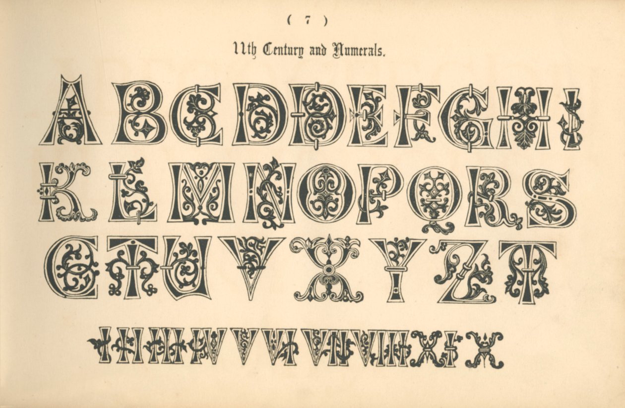 Século 11 e numerais, 1862 de Unbekannt