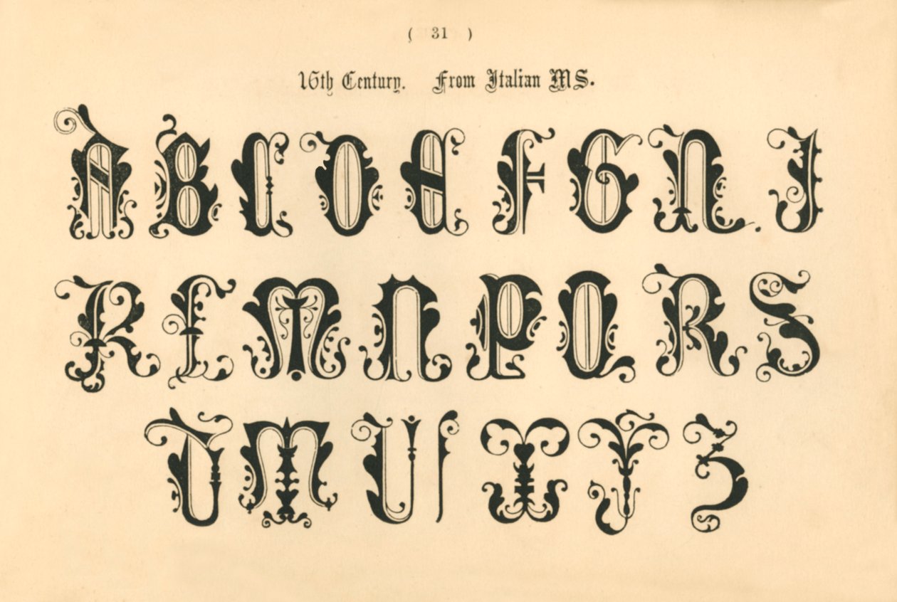Século XVI. Do italiano MS., 1862 de Unbekannt