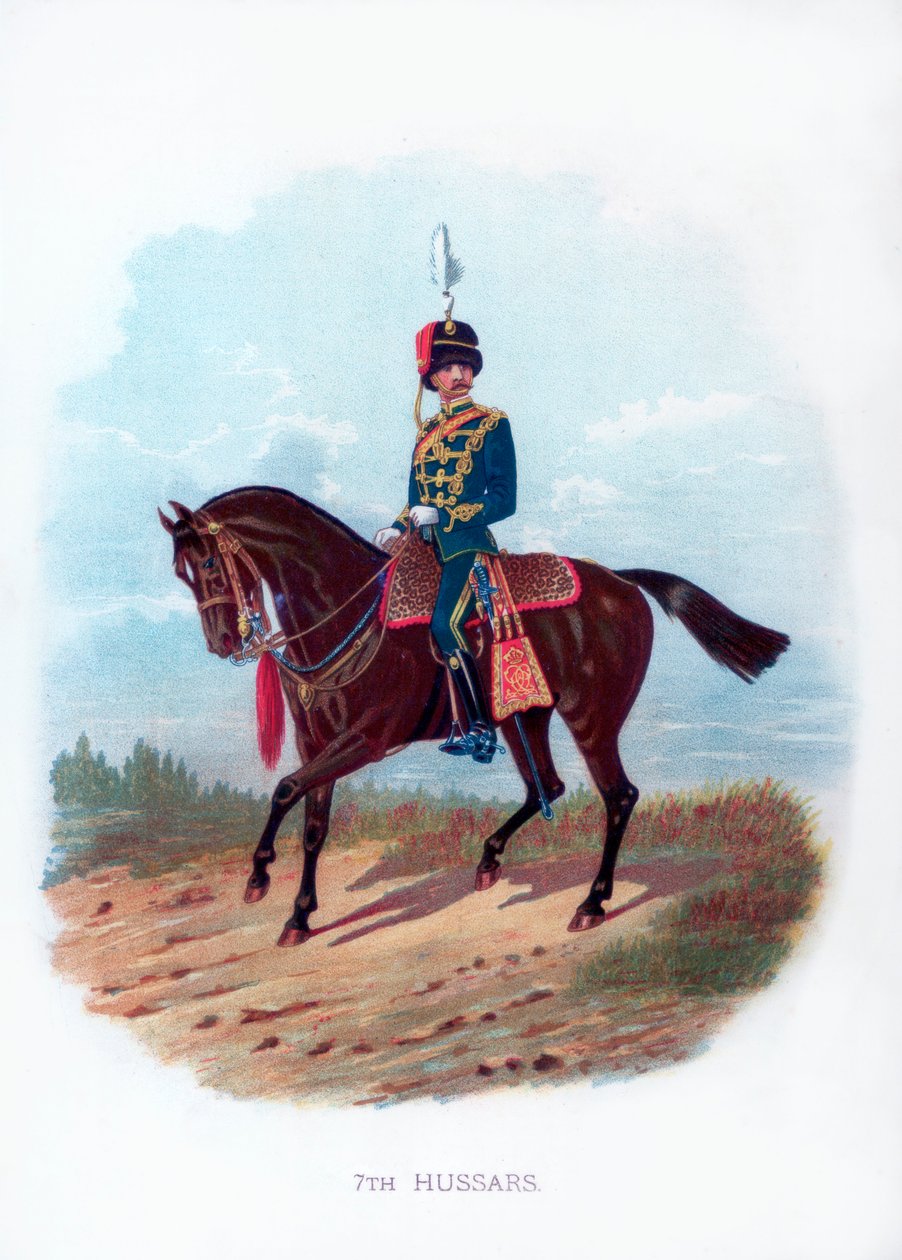 7o Hussardos, 1889 de Unbekannt