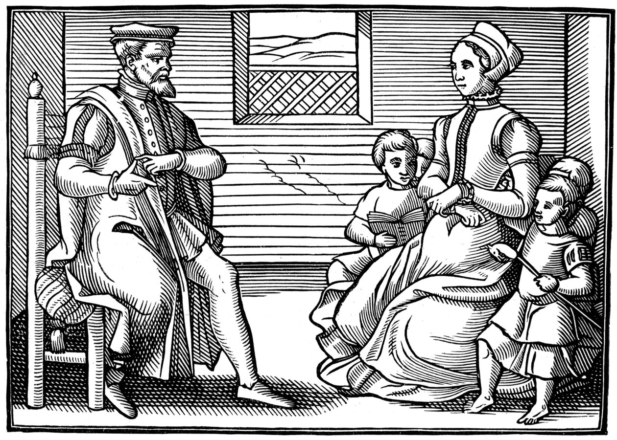 Uma família puritana, 1563 de Unbekannt