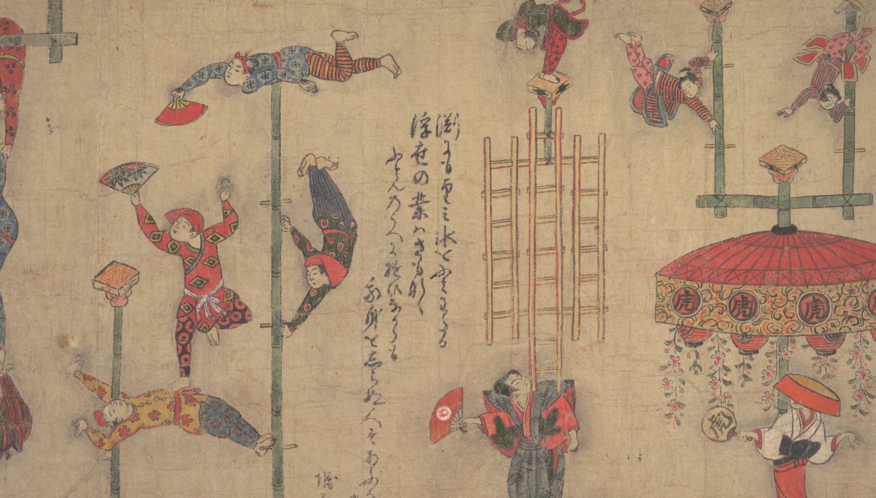 Acrobatas, ca. 1800s. de Unbekannt