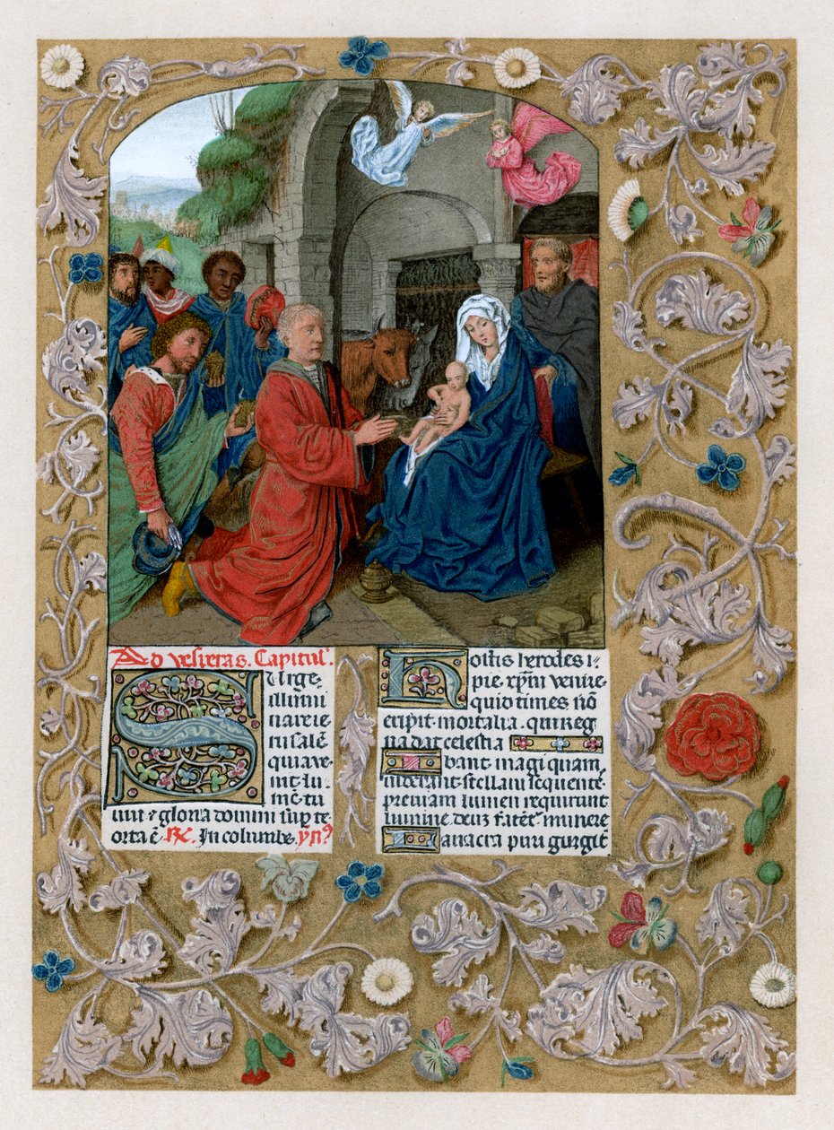 Adoração dos Magos, c1490-1497 de Unbekannt