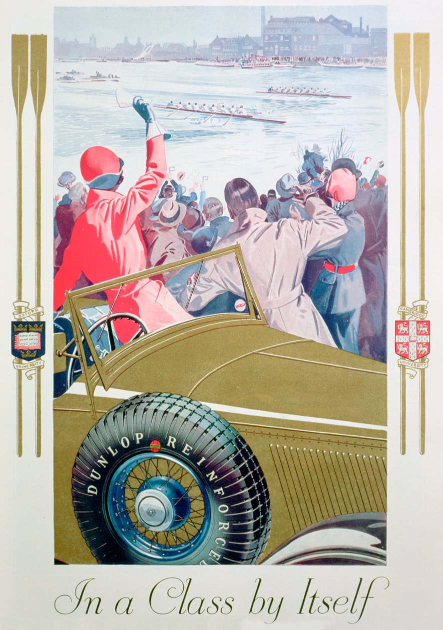 Anúncio dos pneus Dunlop, 1932 de Unbekannt