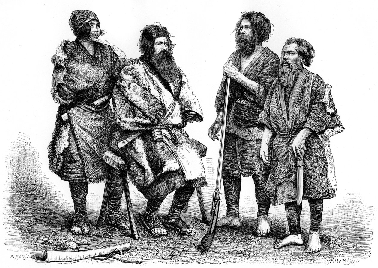 Povo Ainu, Japão, 1895 de Unbekannt