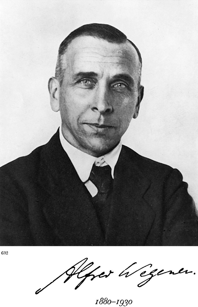 Alfred Lothar Wegener, geofísico e meteorologista alemão de Unbekannt