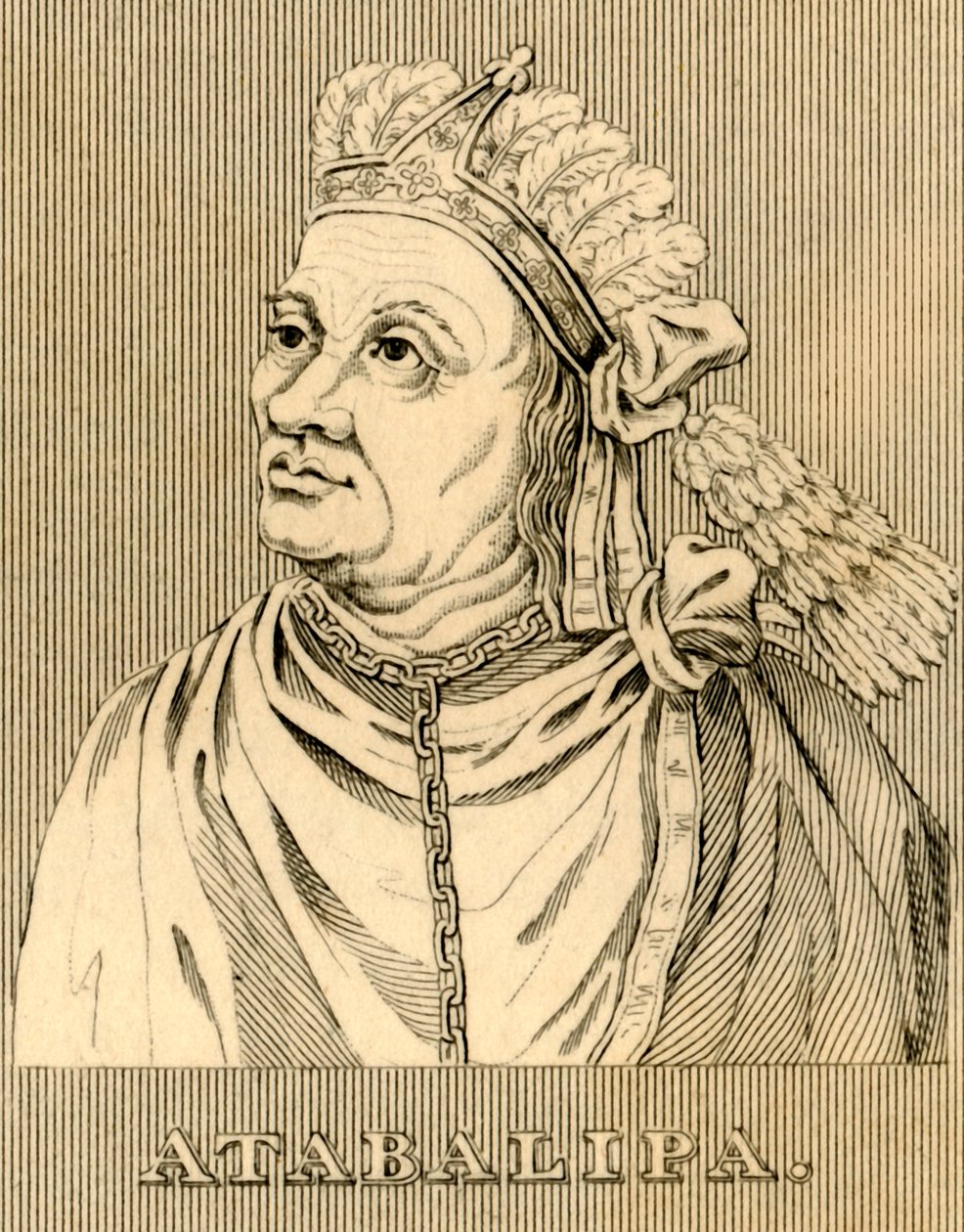 Atabalipa, c1502-1533, 1830. de Unbekannt