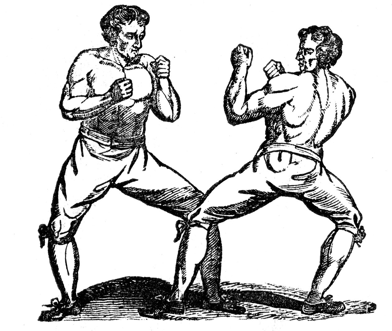 Boxe sem camisa, século x18 de Unbekannt