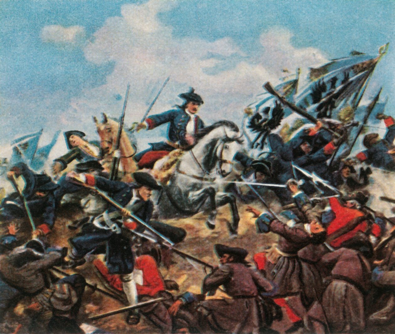 Batalha em Turim, 1706, 1936. de Unbekannt