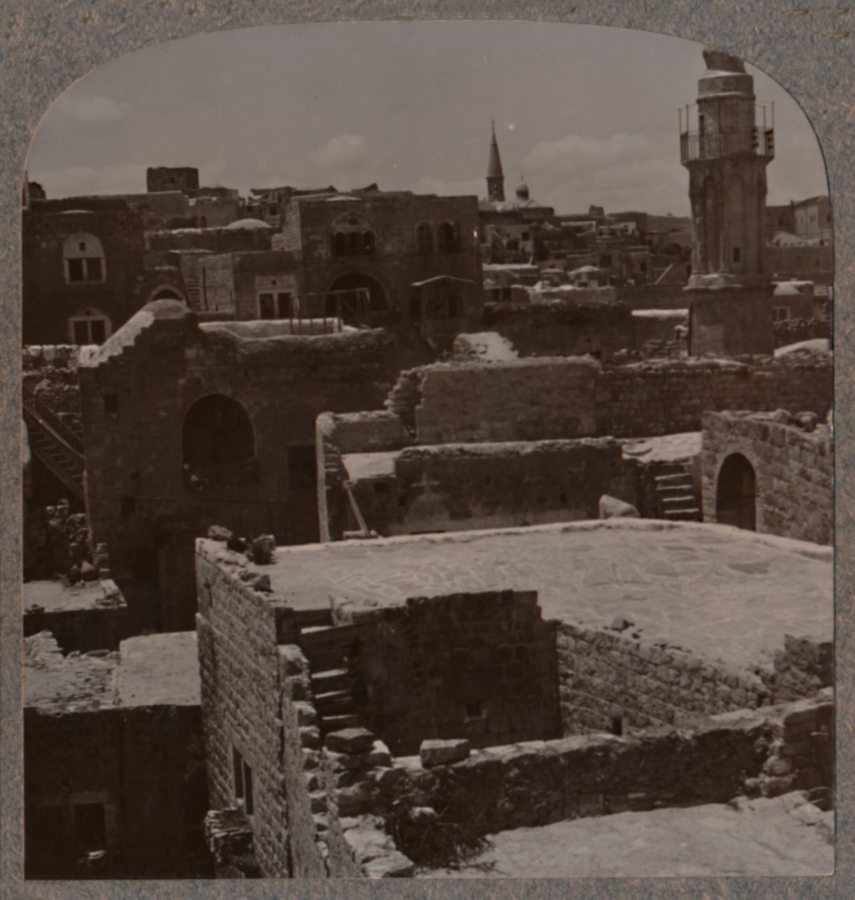 Vista aérea de Lydda, c1900 de Unbekannt
