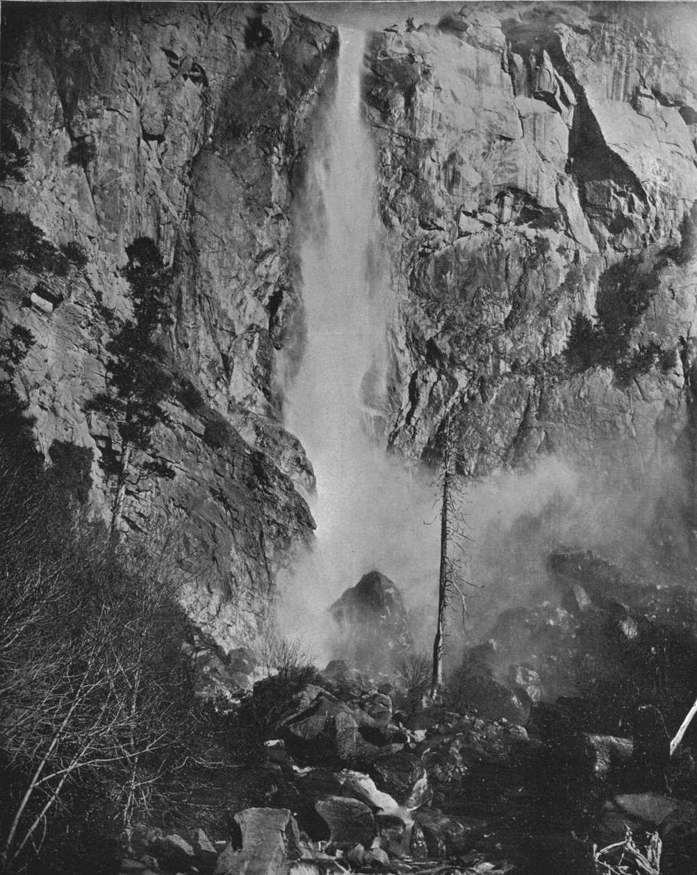 Bridal Veil Fall, Yosemite, Califórnia, EUA, c1900. de Unbekannt