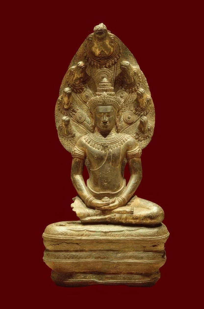 Buda, protegido por Naga de Unbekannt