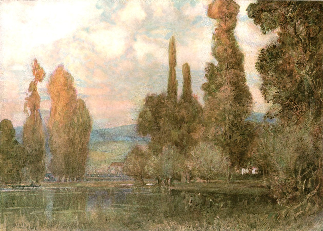 À beira do lago, 1902. de Unbekannt