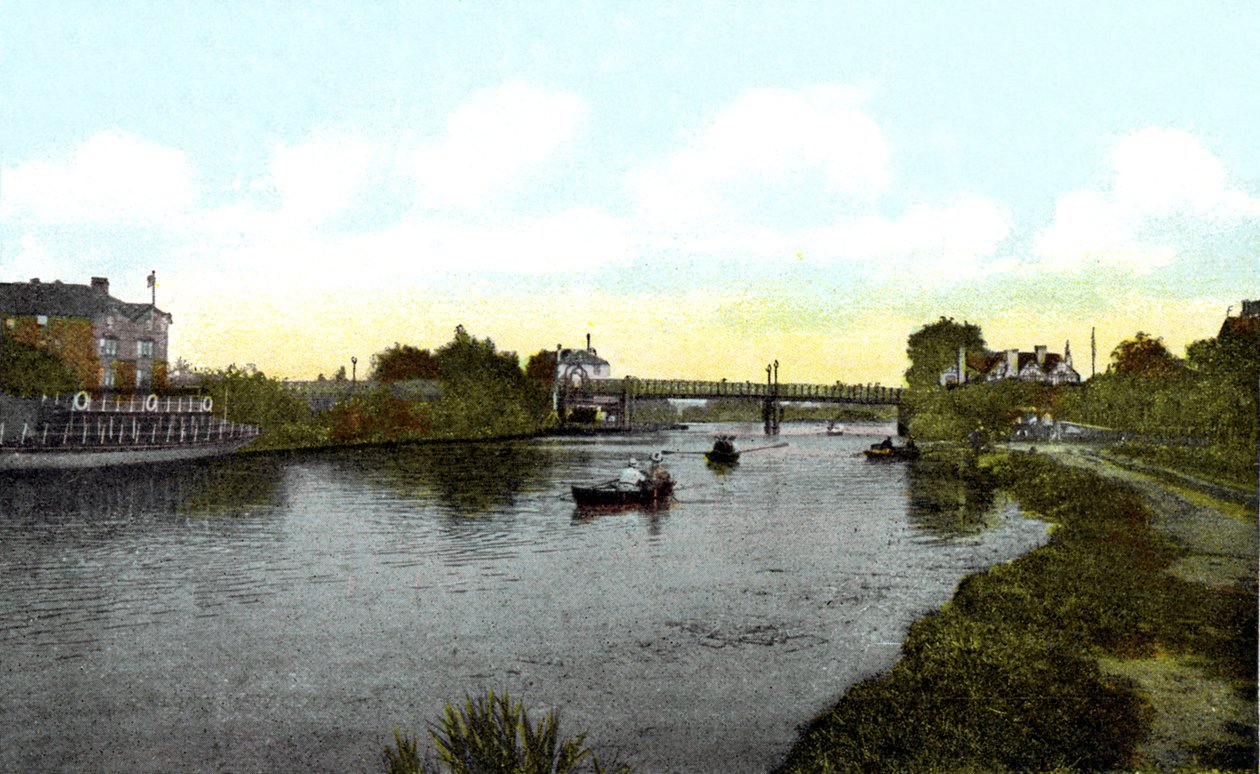 Ponte Caversham, Berkshire, século 20 de Unbekannt