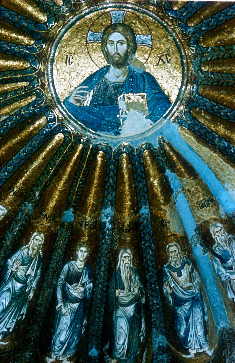 Cristo Pantocrator, c1310-c1320 de Unbekannt