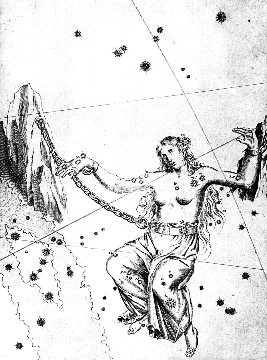 Constelação de Andrômeda, 1723 de Unbekannt