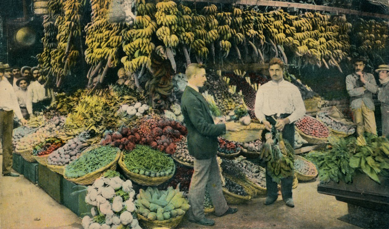 Loja de frutas cubana, c1910 de Unbekannt