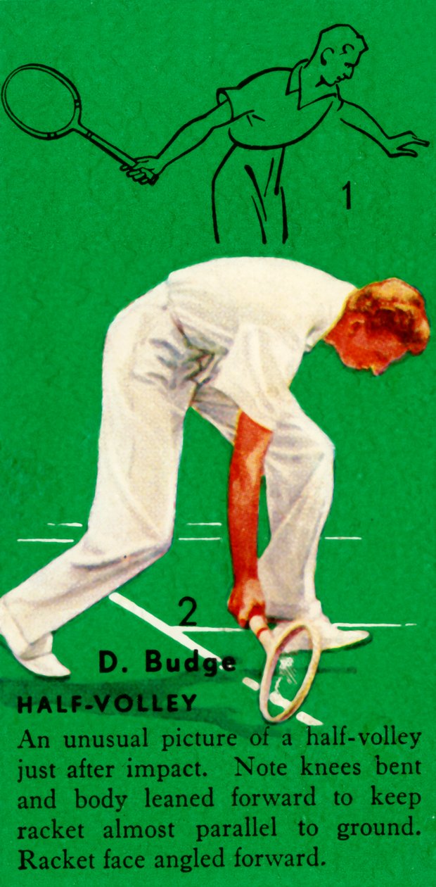 D. Budge - Half-Volley, c1935. de Unbekannt