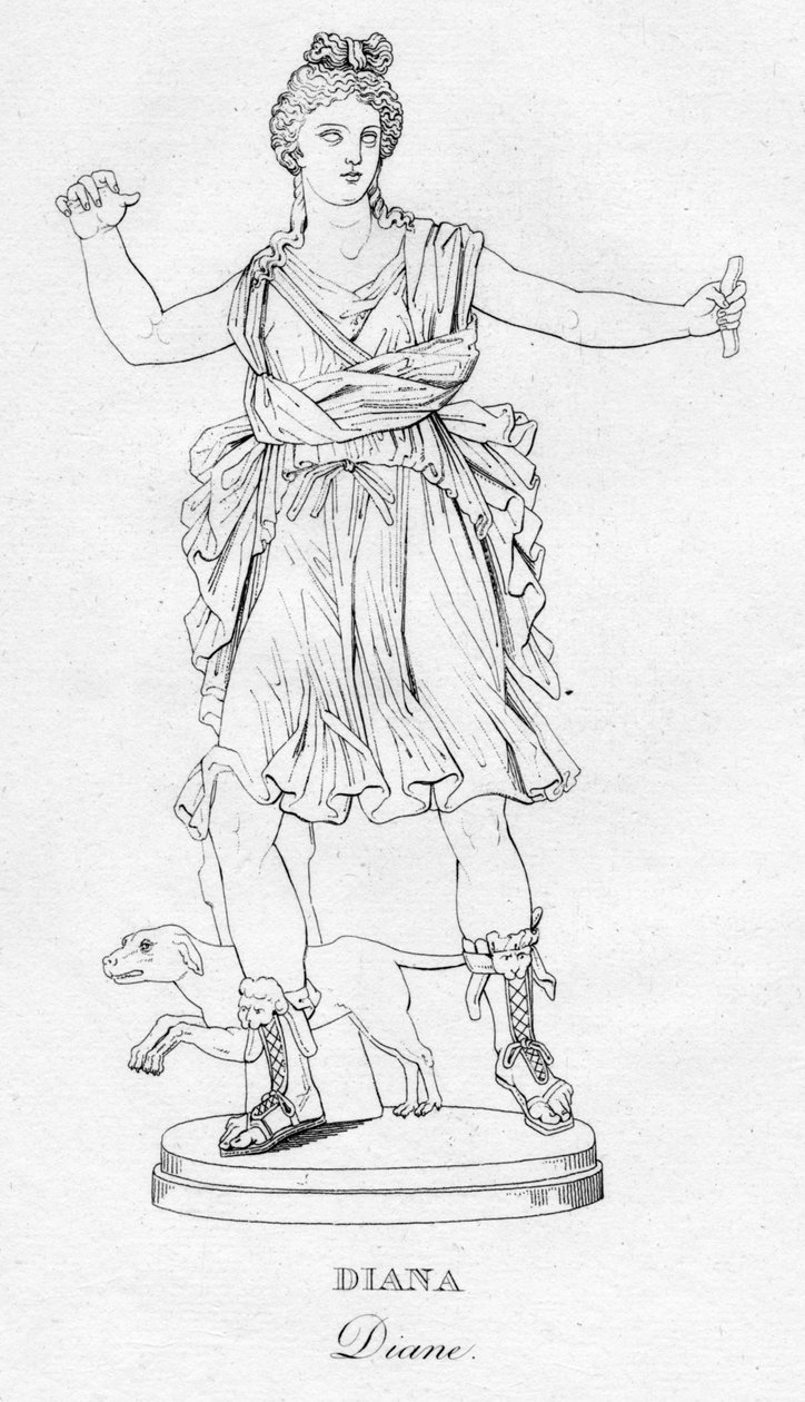 Diana Diane, c1850 de Unbekannt
