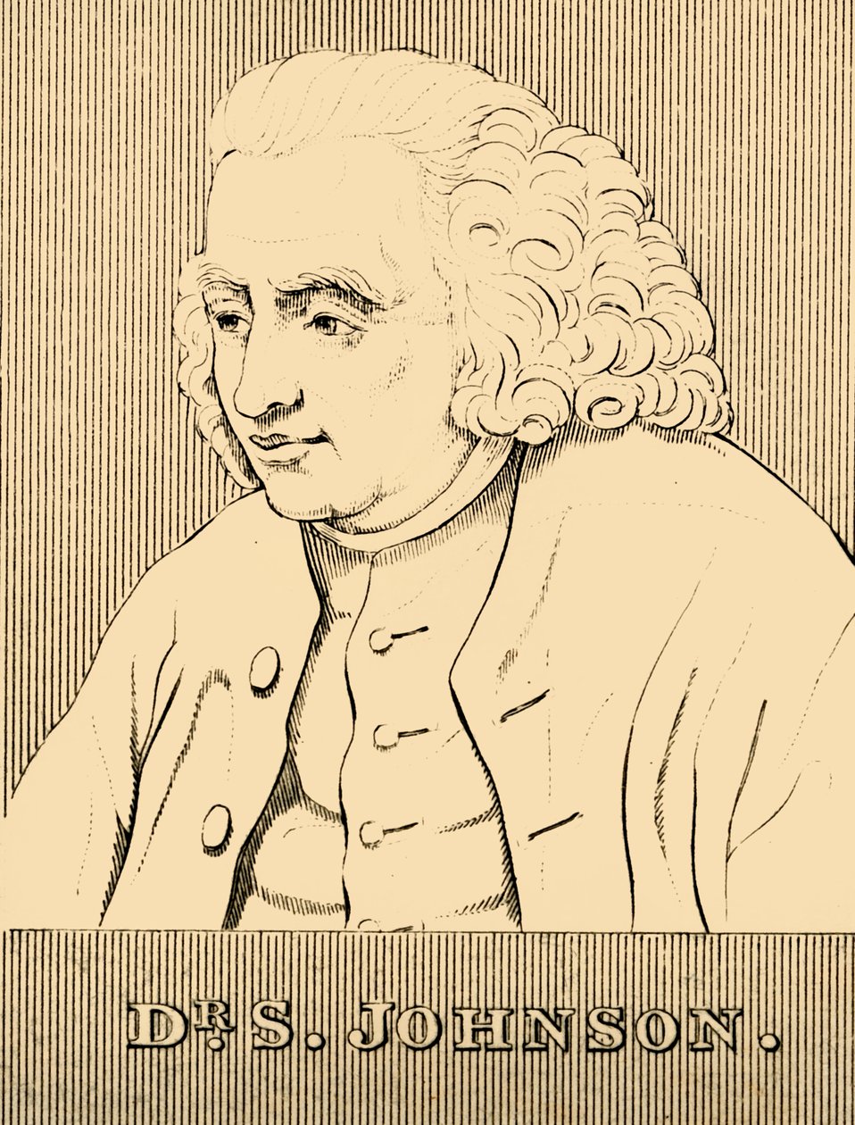 Dr. S. Johnson, 1709-1784, 1830. de Unbekannt