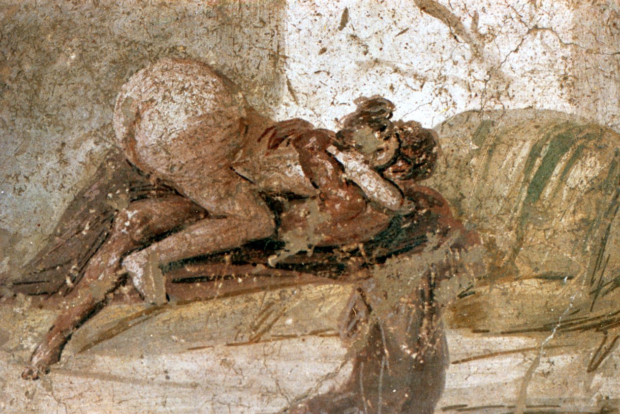 Mural erótico, Pompéia, Itália de Unbekannt