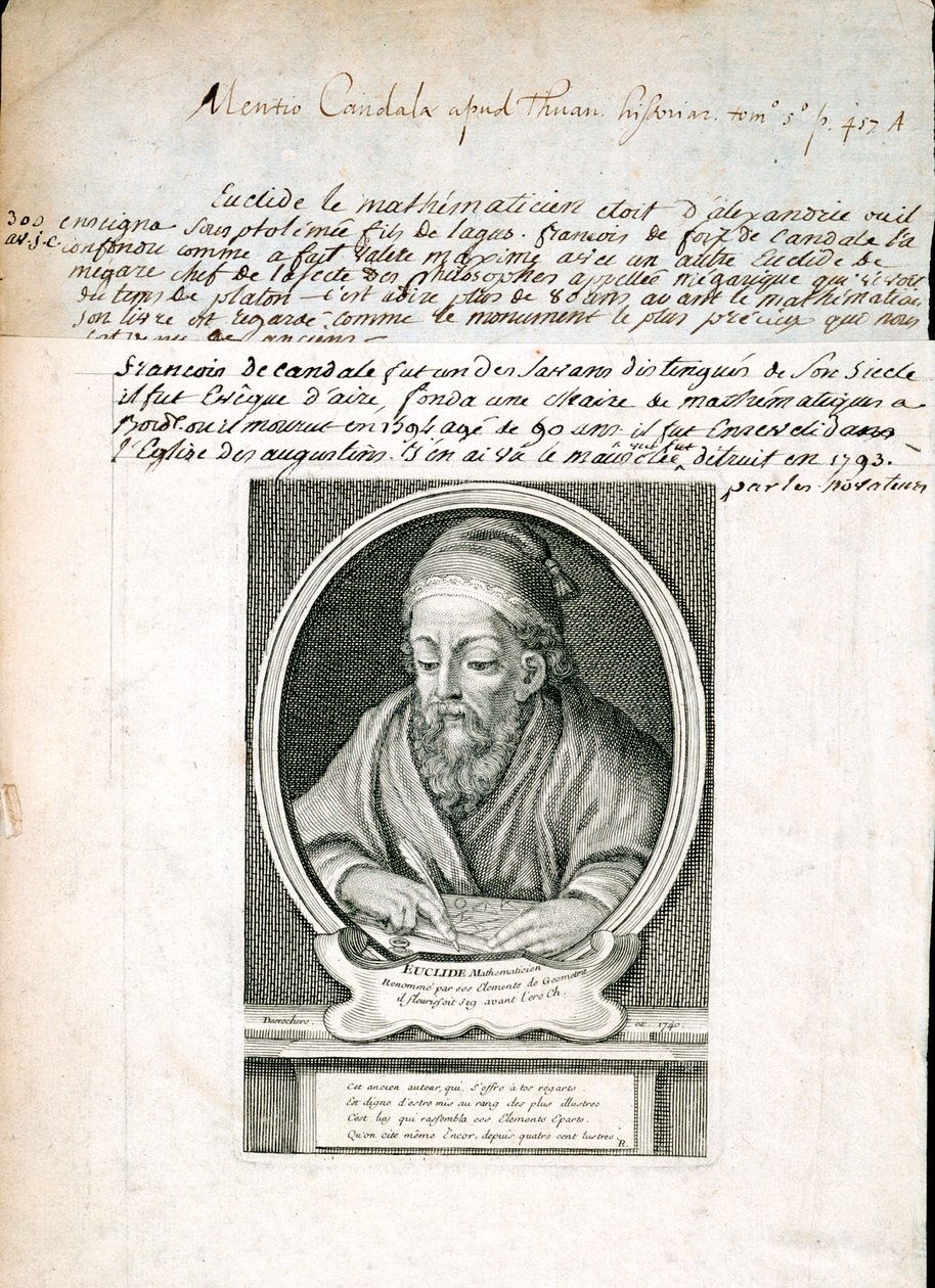 Euclides, matemático grego, 1740 de Unbekannt