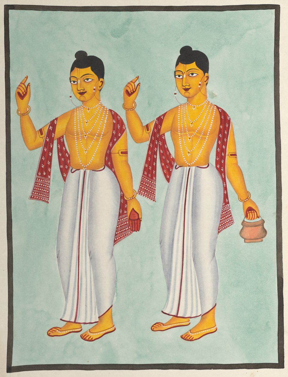 Gaur e Nitai, 1800. de Unbekannt