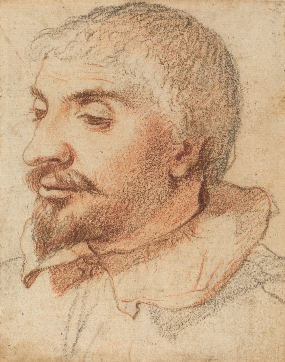 Cabeça de um homem, c. 1600. de Unbekannt