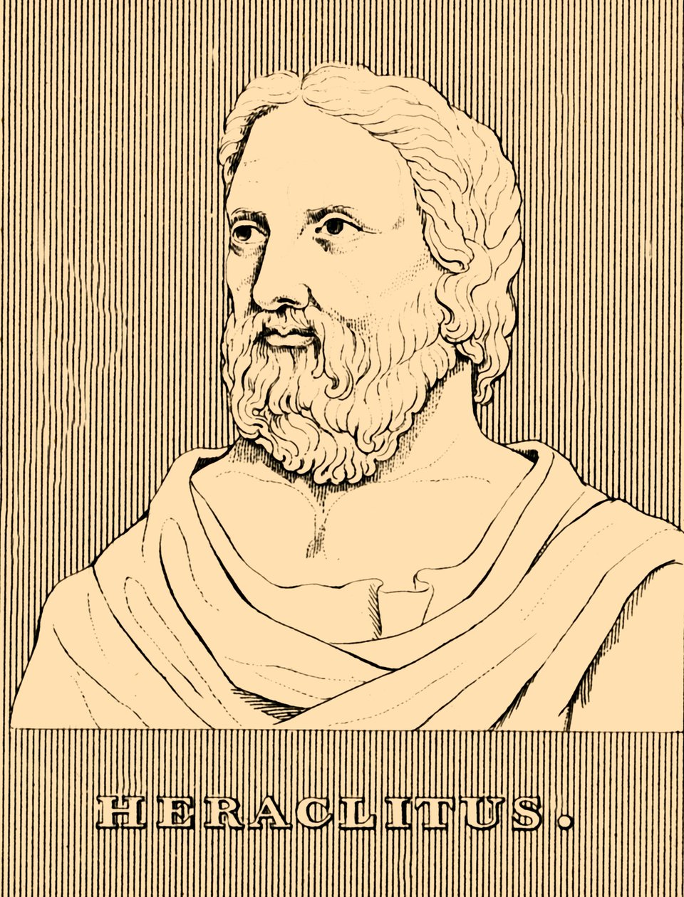 Heráclito, c535 -c475 aC, 1830. de Unbekannt