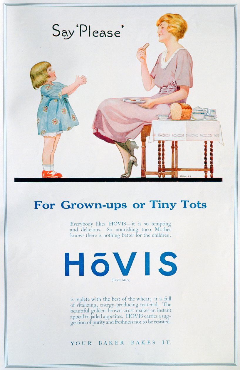 Anúncio do pão Hovis, 1921 de Unbekannt