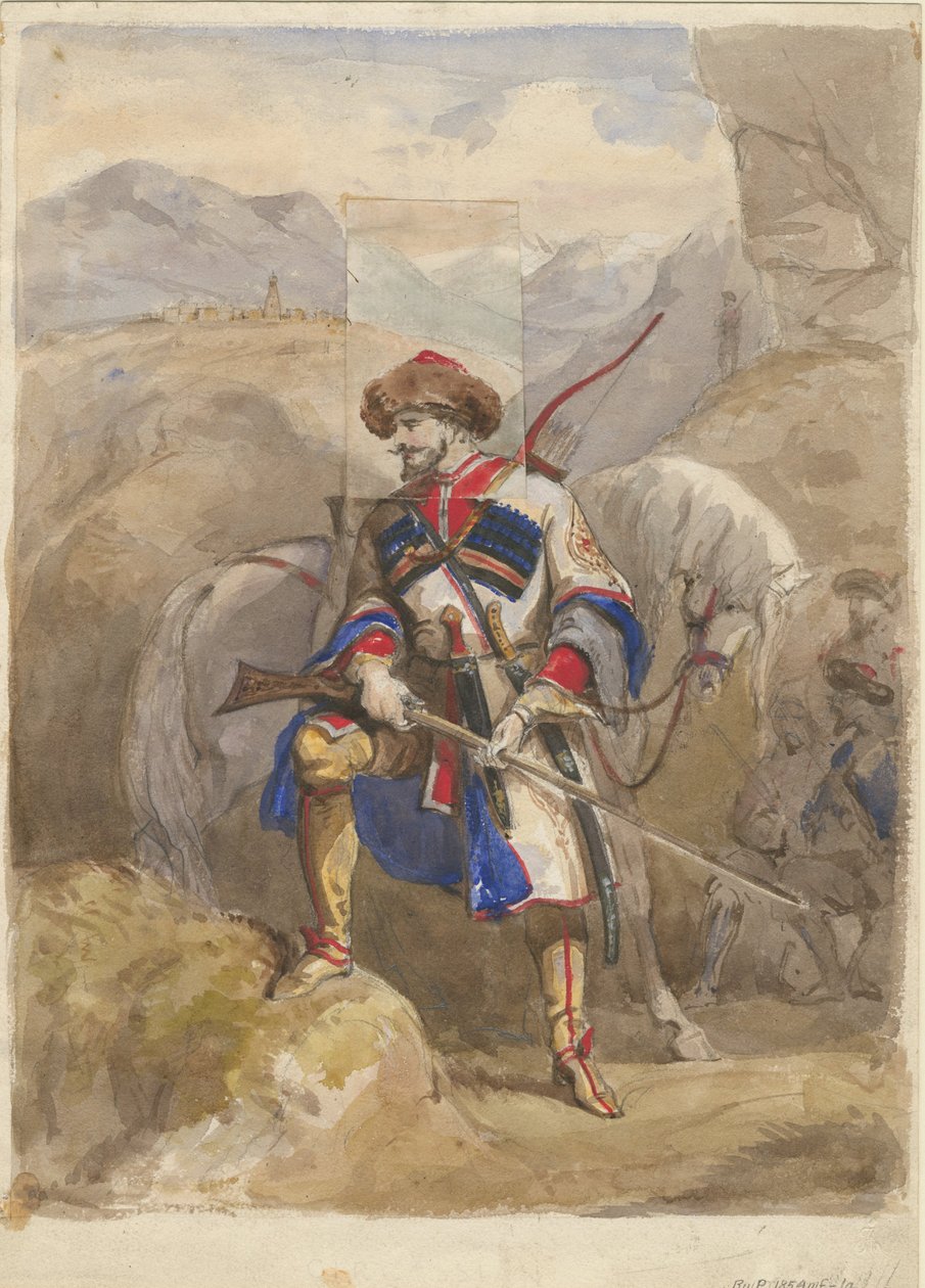Imam Shamil 1797-1871, 1854 de Unbekannt