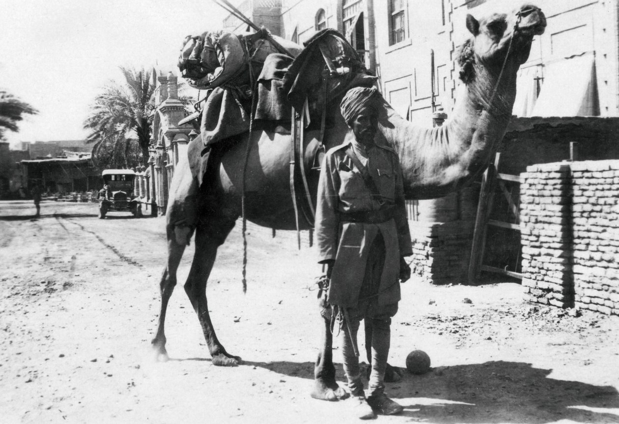 Soldado indiano, Bagdá, 1918 de Unbekannt