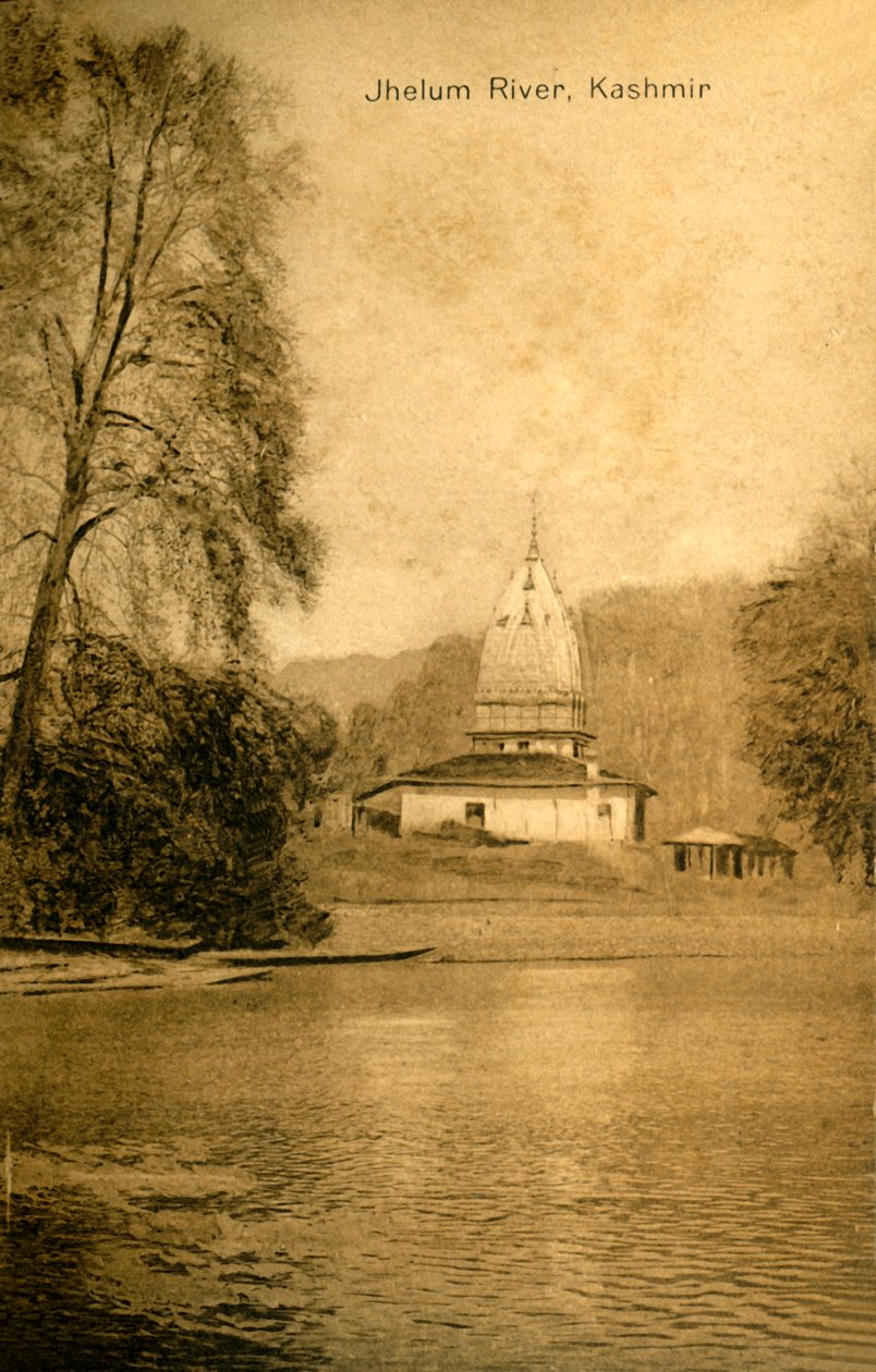 Rio Jhelum, Caxemira, c1918-c1939. de Unbekannt