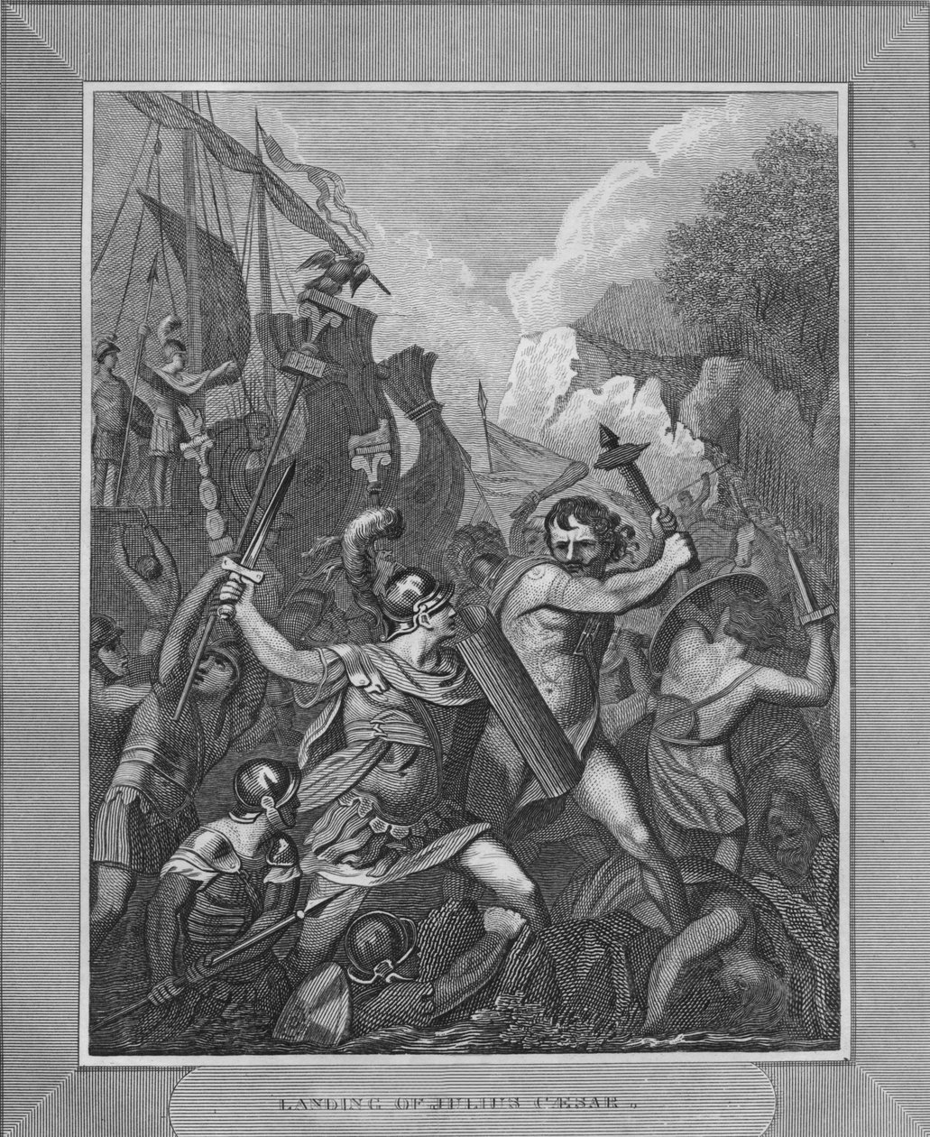 Aterragem de Júlio César, 1838 de Unbekannt