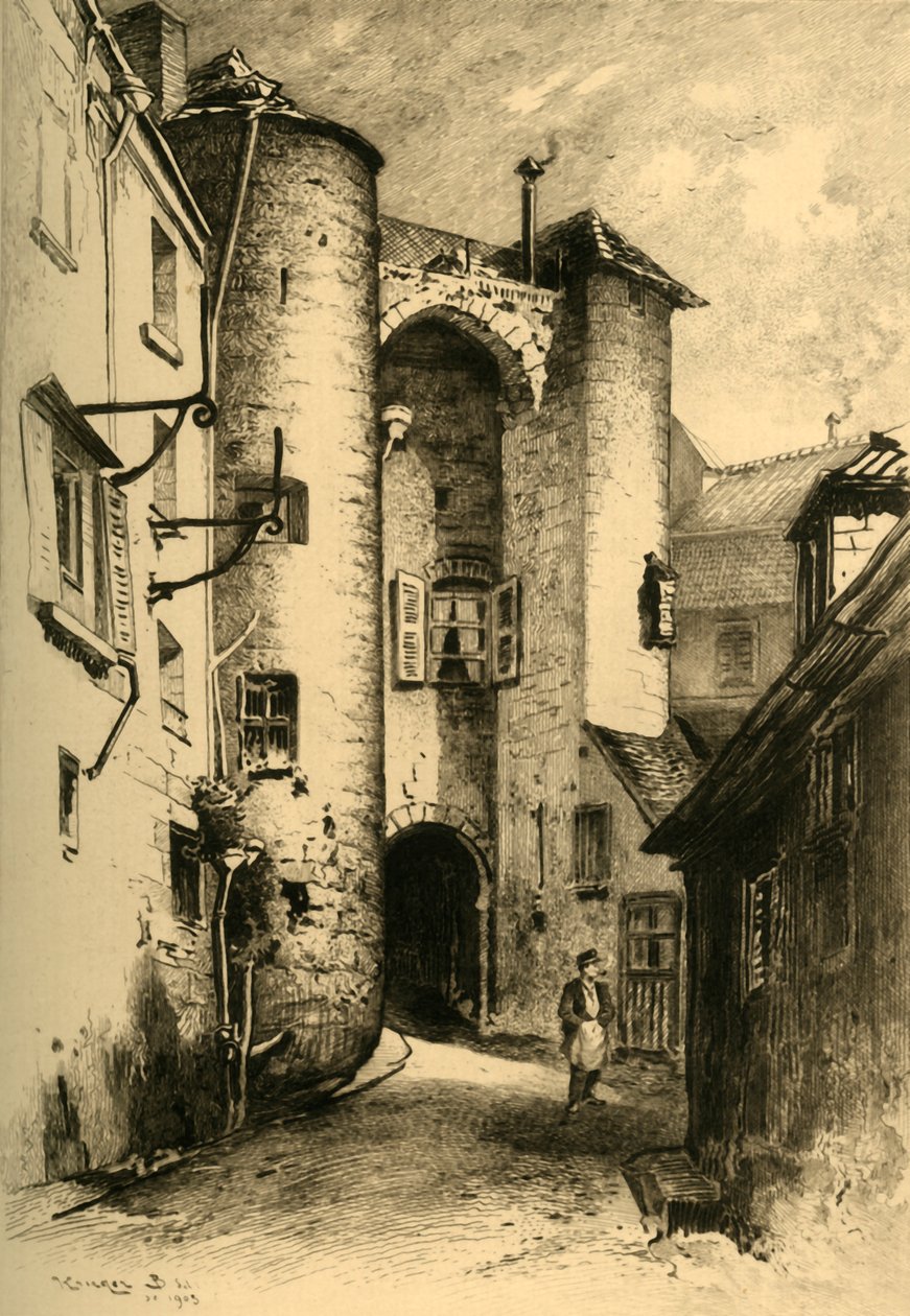 A passagem Des Chénizelles em Laon Aisne, 1903. de Unbekannt