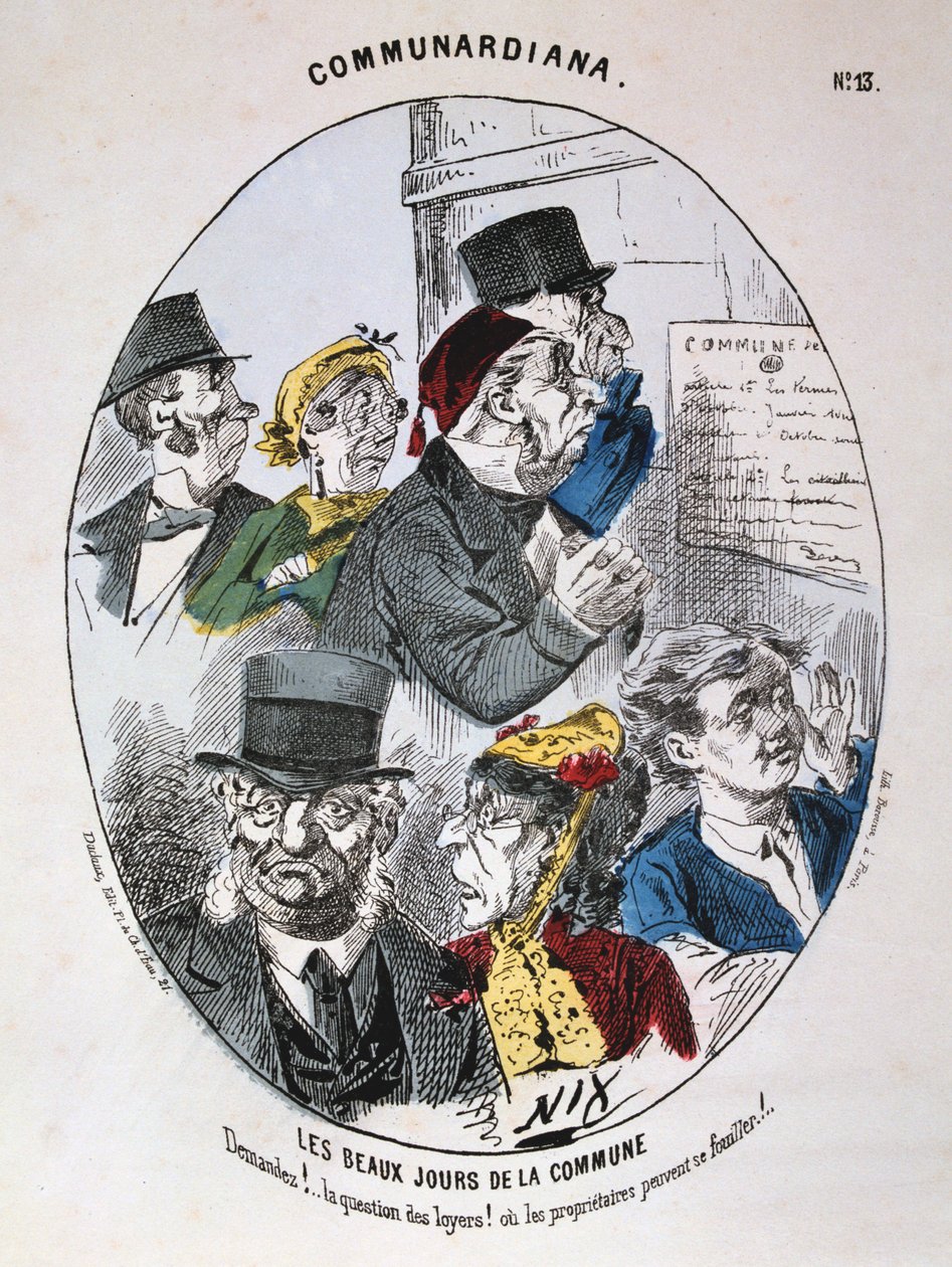 Os belos dias da comuna, 1871 de Unbekannt
