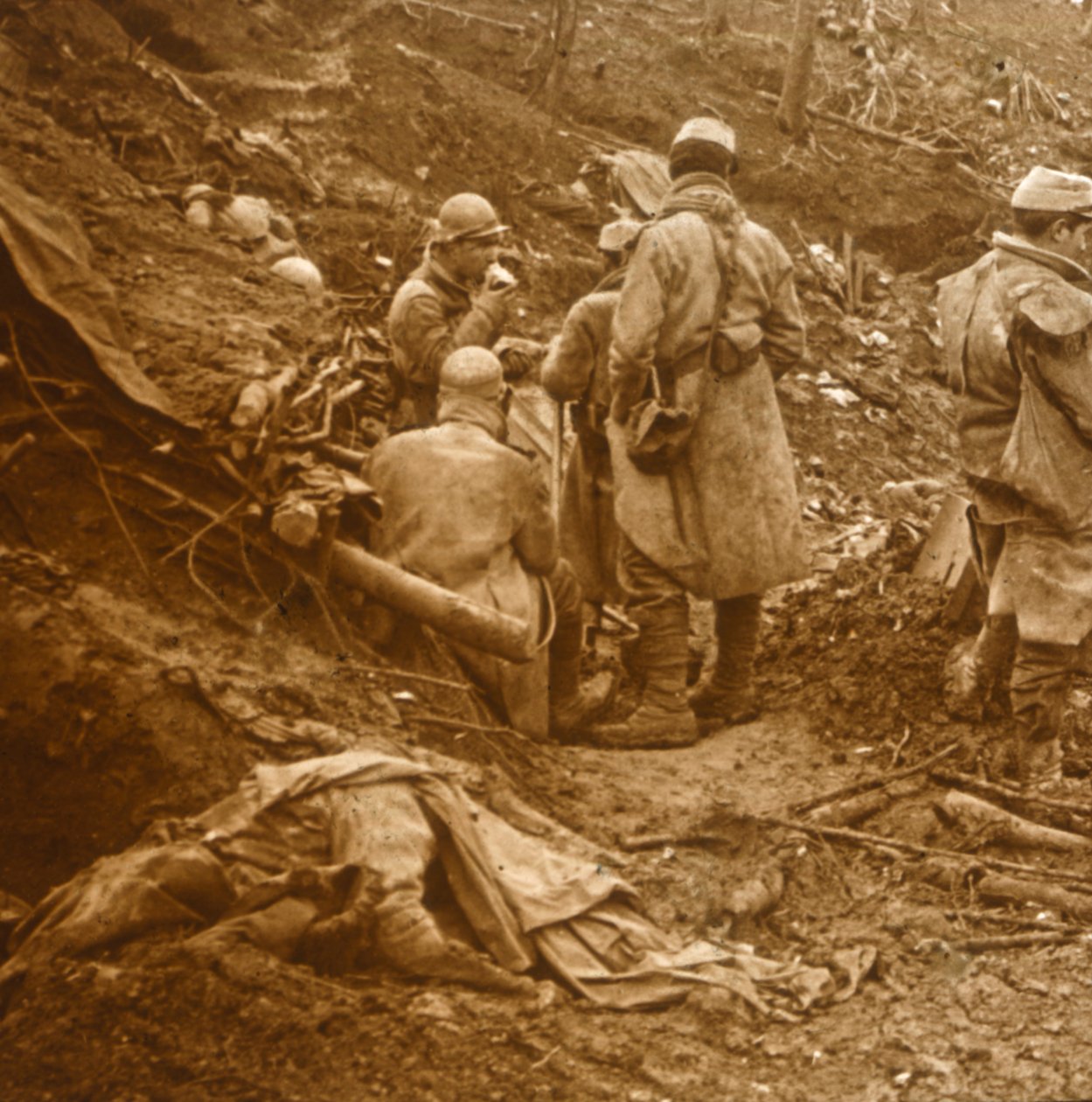 Os Eparges, norte da França, 1915 de Unbekannt