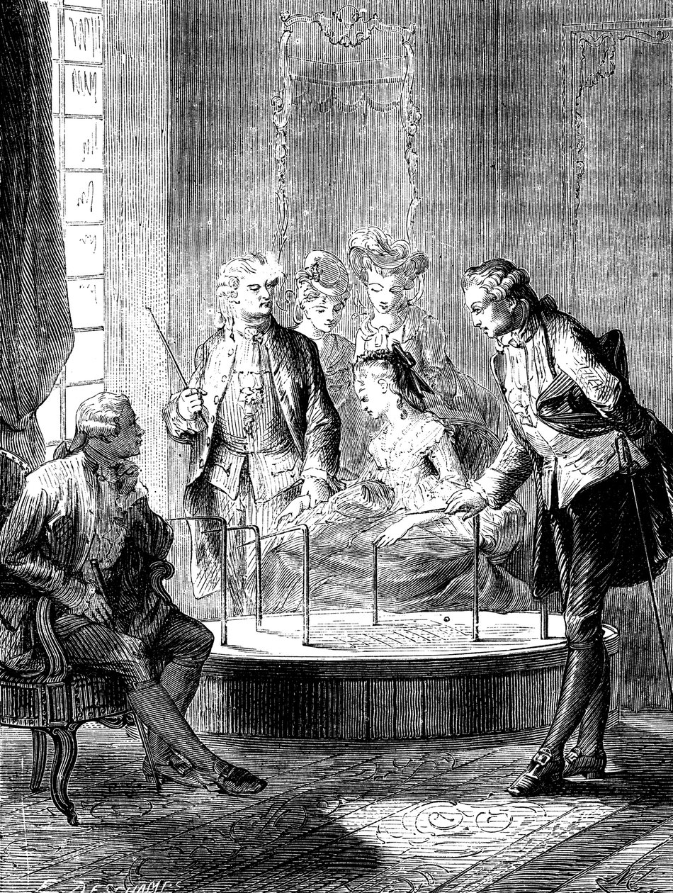 Mesmers banheira, c1870 de Unbekannt