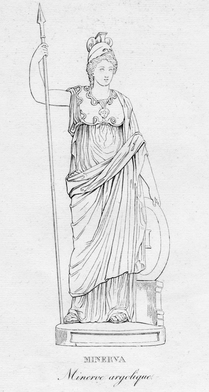 Minerva Minerve Argolic, c1850 de Unbekannt