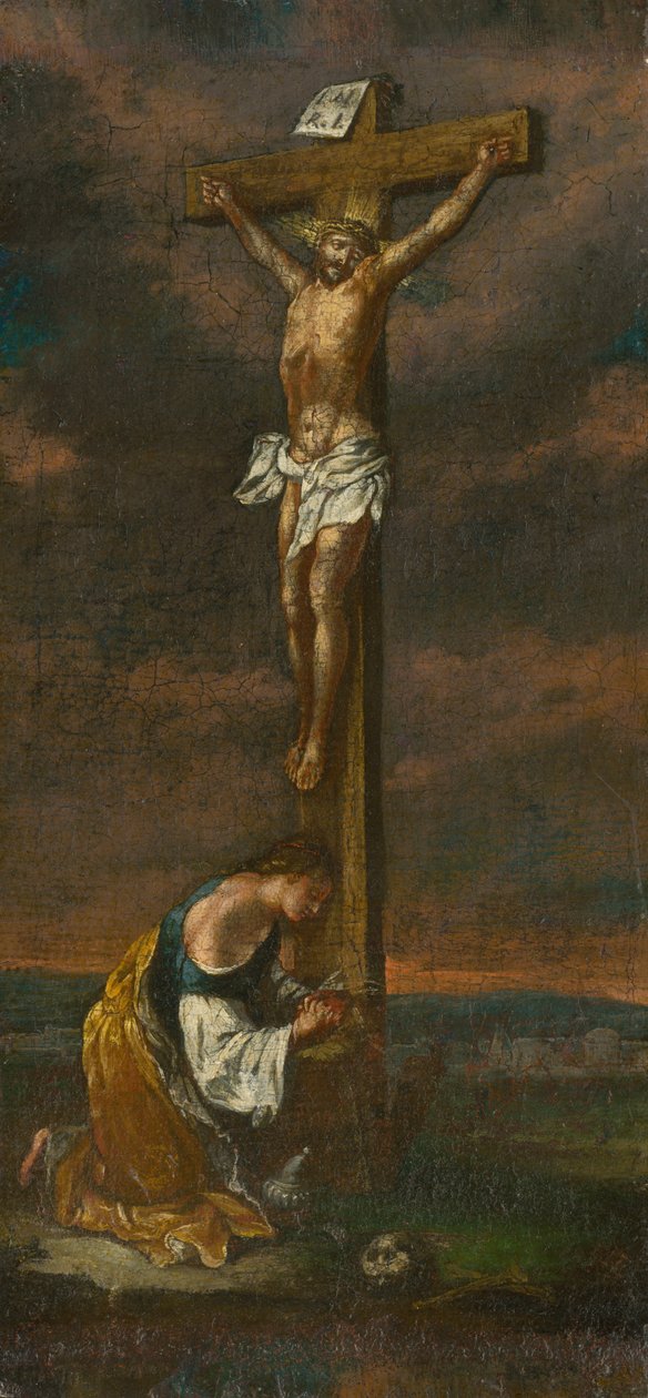 Maria Madalena debaixo da cruz de Unbekannt