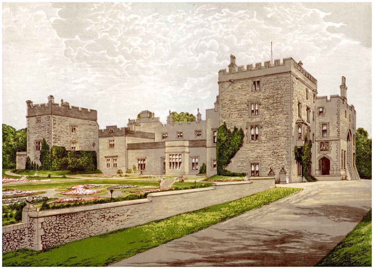 Castelo de Muncaster, Lord Muncaster, Cumberland, c1880 de Unbekannt