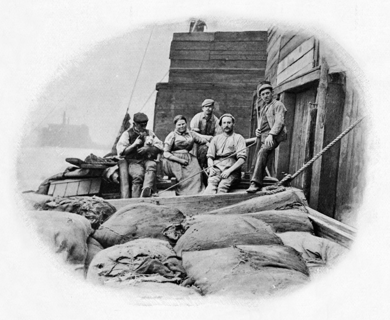 A bordo de um isqueiro, Londres, c1900 1903 de Unbekannt