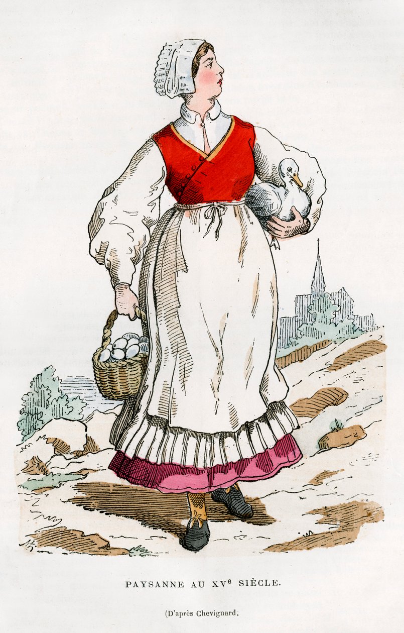 Camponesa, século XV 1882-1884 de Unbekannt