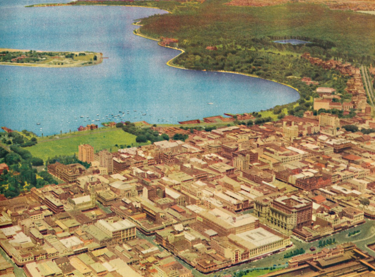 Perth do ar, c1947. de Unbekannt