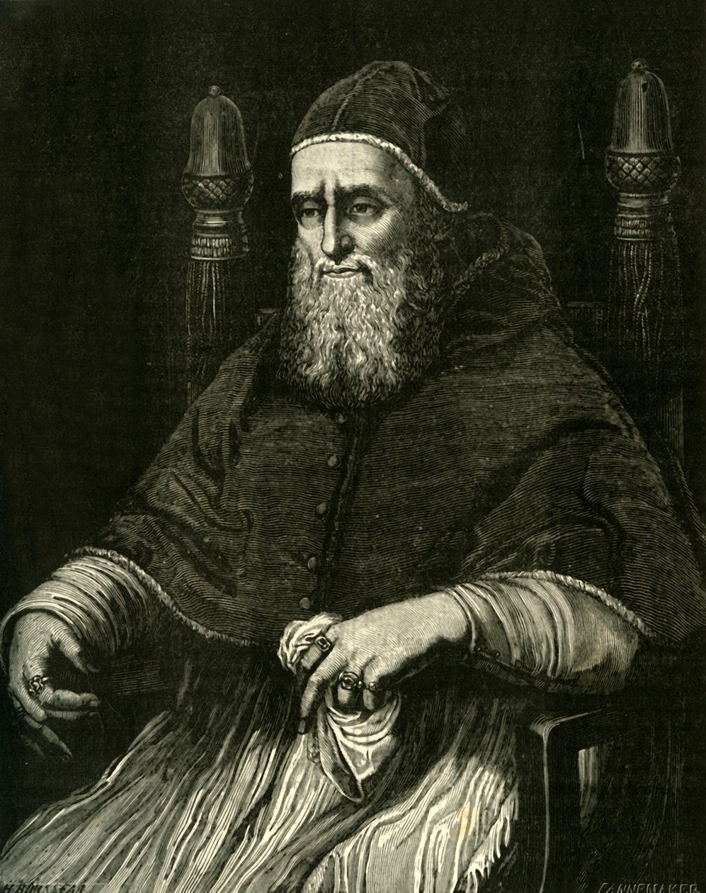 Papa Júlio II, c1500s, 1890. de Unbekannt